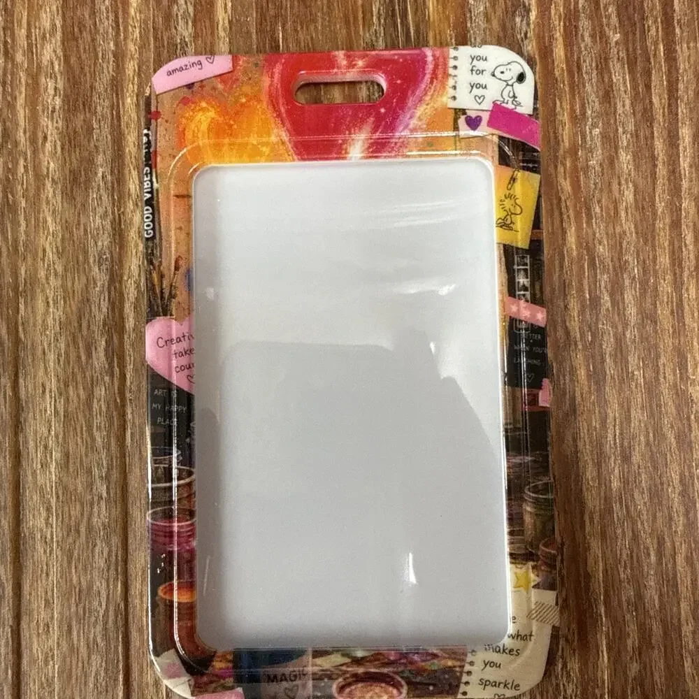 Snoopy and Charlie Brown Badge ID Holder